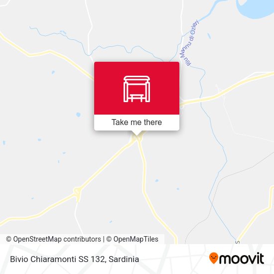 Bivio Chiaramonti SS 132 map