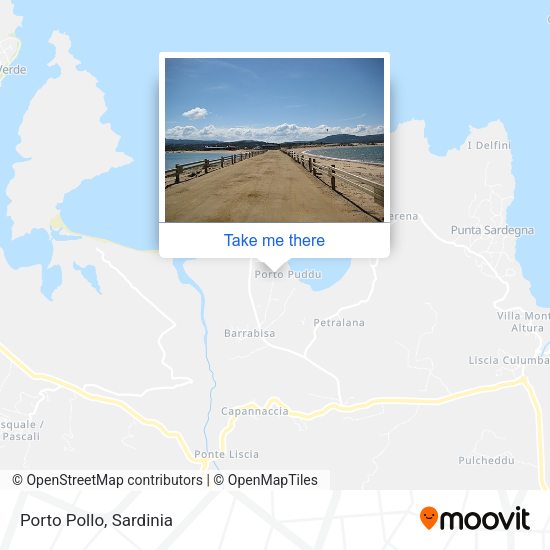 Porto Pollo map