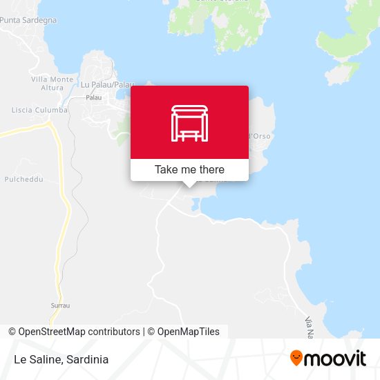 Le Saline map