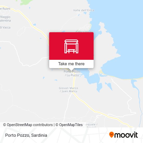 Porto Pozzo map
