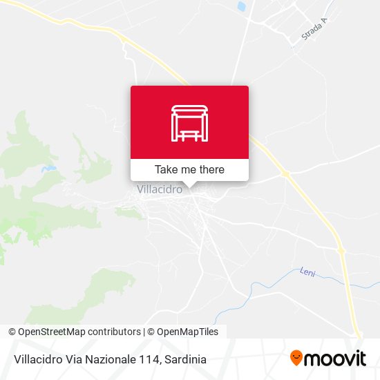 Villacidro Via Nazionale 114 map