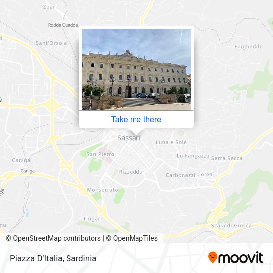 Piazza D'Italia map