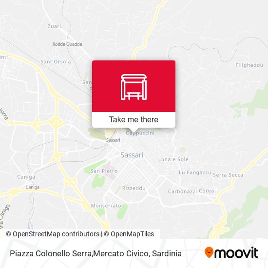 Piazza Colonello Serra,Mercato Civico map