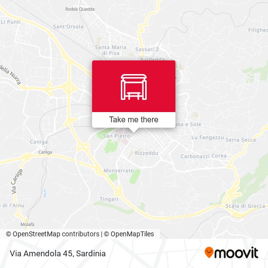 Via Amendola 45 map