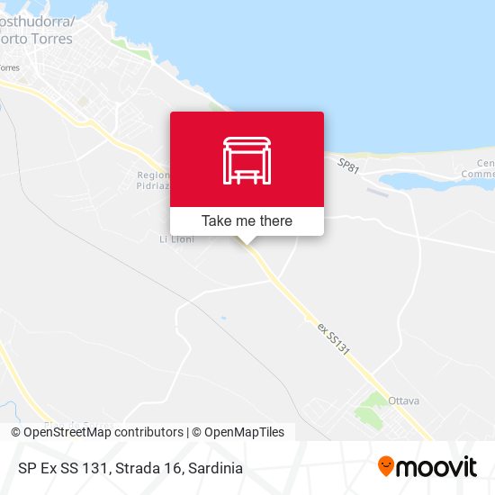 SP Ex SS 131, Strada 16 map