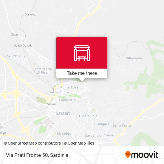 Via Prati Fronte 50 map