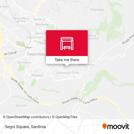 Segni Square map