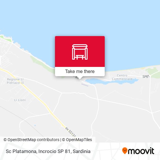 Sc Platamona, Incrocio SP 81 map