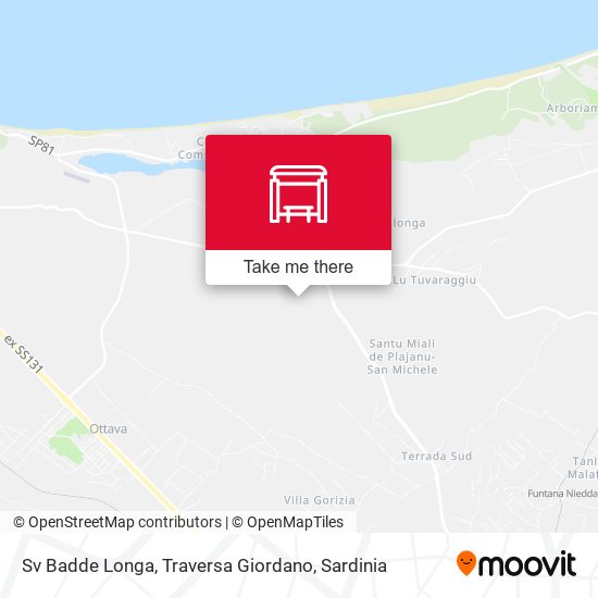 Sv Badde Longa, Traversa Giordano map