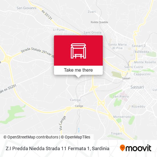 Z.I Predda Niedda Strada 11 Fermata 1 map