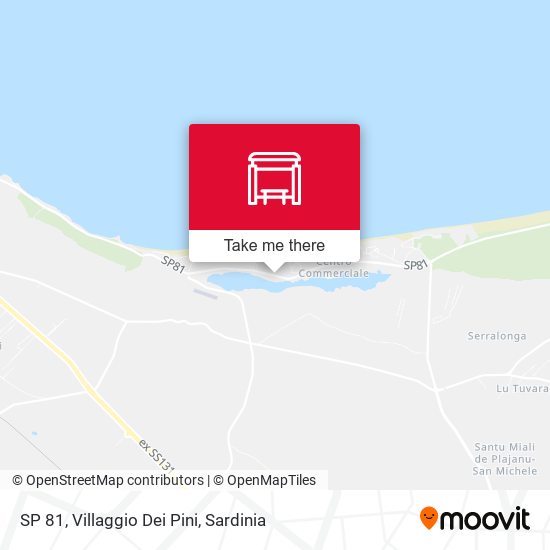 SP 81, Villaggio Dei Pini map