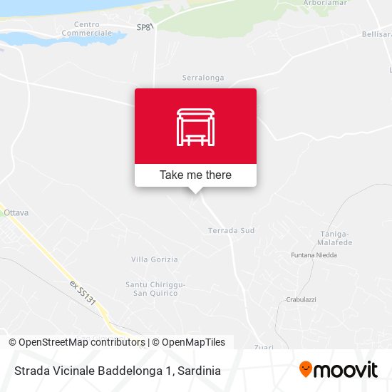 Strada Vicinale Baddelonga 1 map