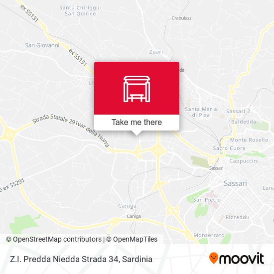 Z.I. Predda Niedda Strada 34 map