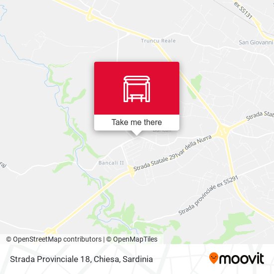 Strada Provinciale 18, Chiesa map