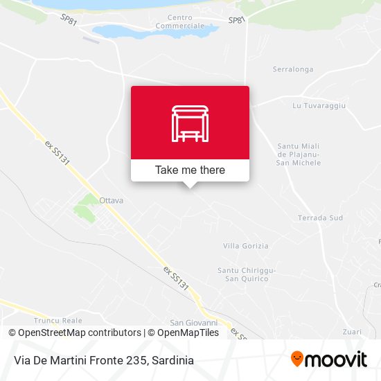 Via De Martini Fronte 235 map