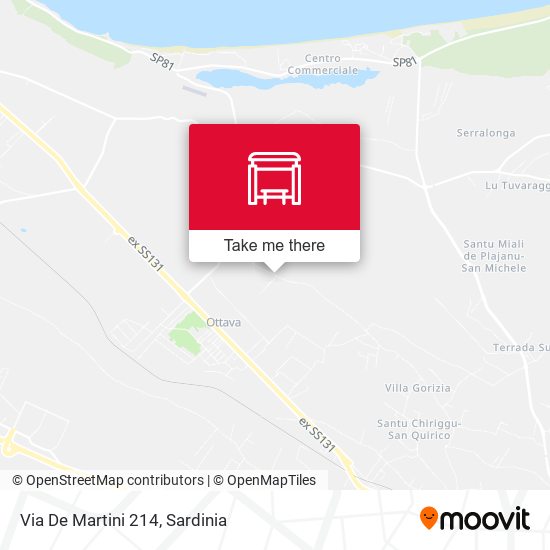Via De Martini 214 map
