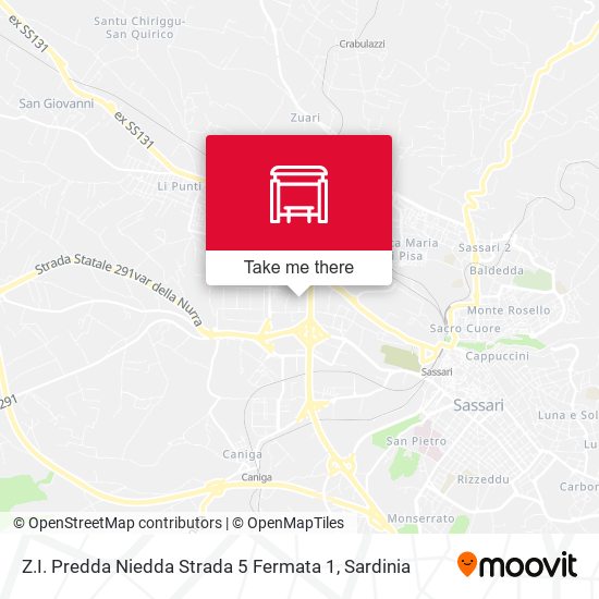 Z.I. Predda Niedda Strada 5 Fermata 1 map