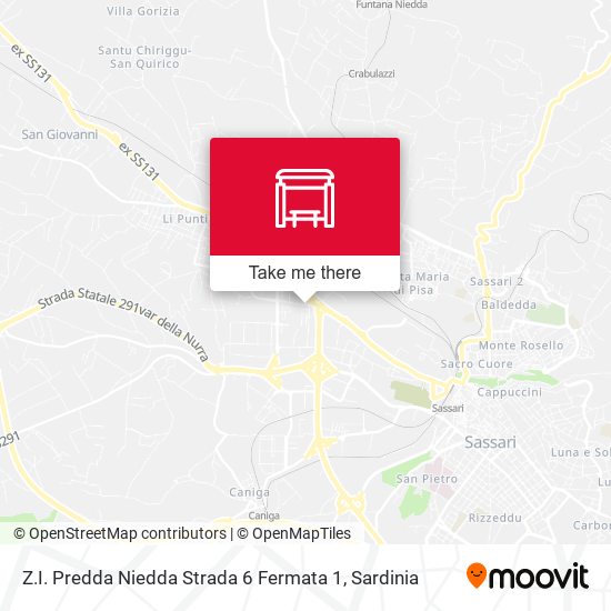Z.I. Predda Niedda Strada 6 Fermata 1 map