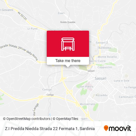 Z.I Predda Niedda Strada 22 Fermata 1 map