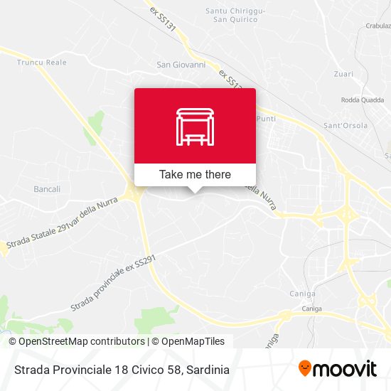 Strada Provinciale 18 Civico 58 map