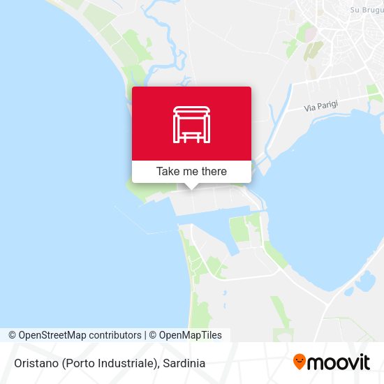 Oristano (Porto Industriale) map