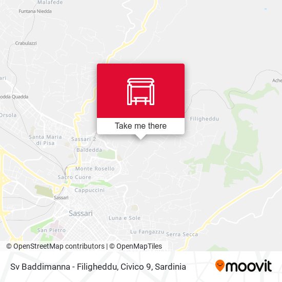 Sv Baddimanna - Filigheddu, Civico 9 map
