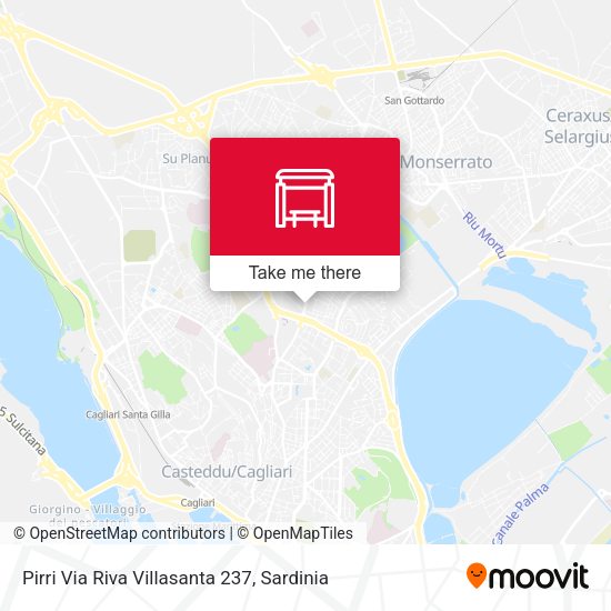 Pirri Via Riva Villasanta 237 map