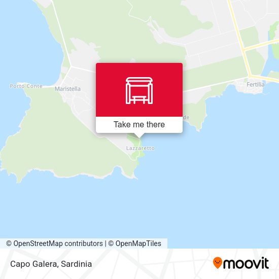 Capo Galera map