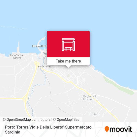 Porto Torres Viale Della Liberta'-Supermercato map