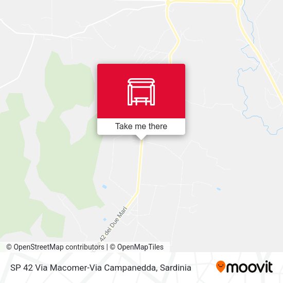 SP 42 Via Macomer-Via Campanedda map
