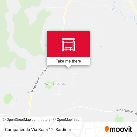 Campanedda  Via Bosa 12 map