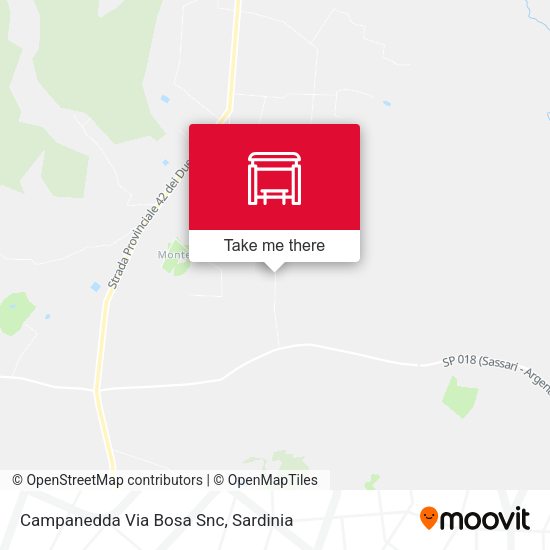 Campanedda Via Bosa Snc map