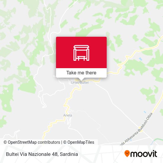 Bultei Via Nazionale 48 map