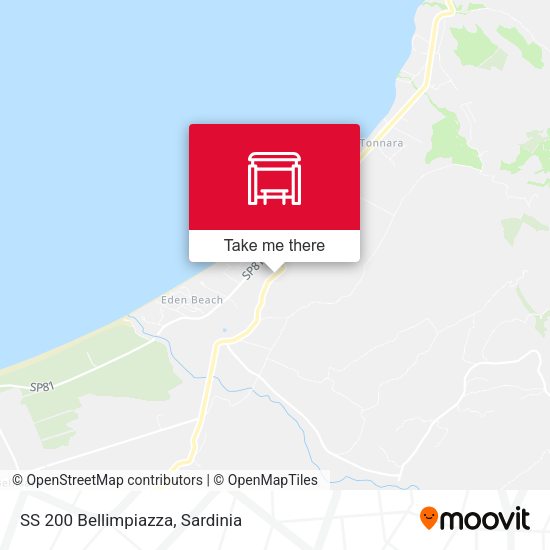 SS 200 Bellimpiazza map