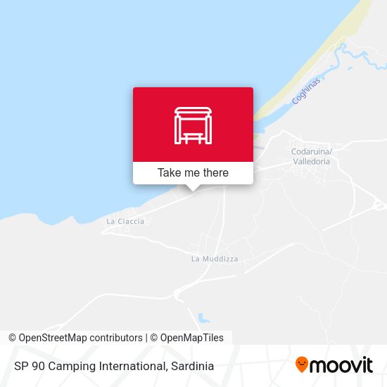 SP 90 Camping International map