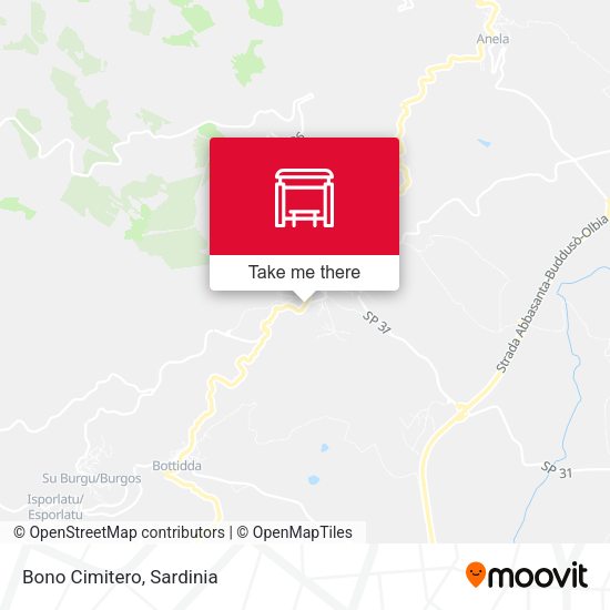 Bono Cimitero map