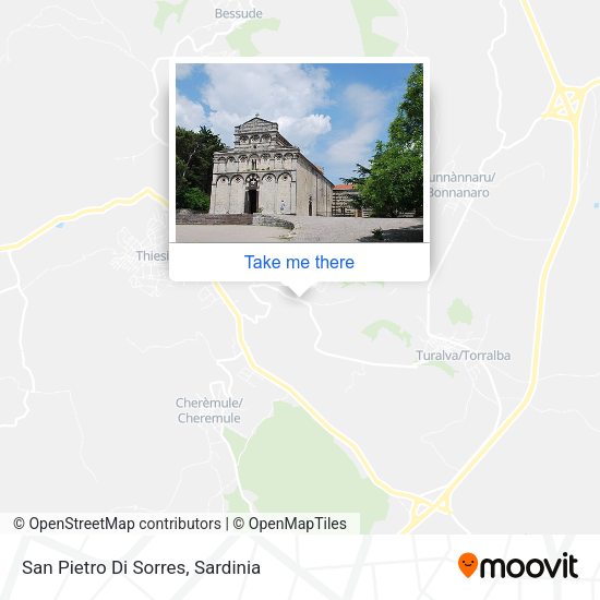 San Pietro Di Sorres map