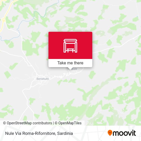 Nule Via Roma-Rifornitore map