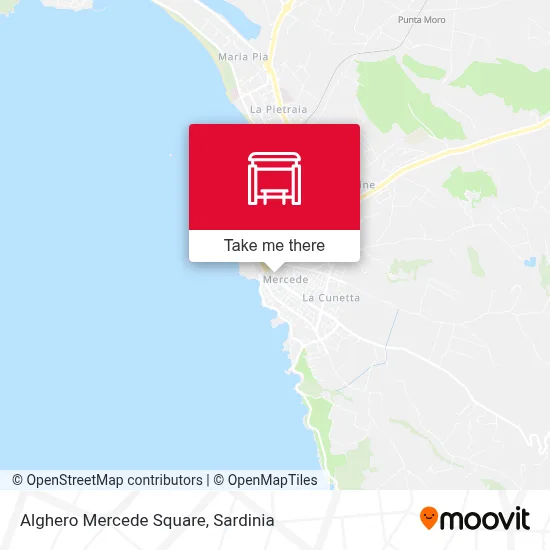 Alghero Mercede Square map