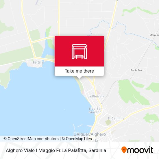 Alghero Viale I Maggio Fr.La Palafitta map