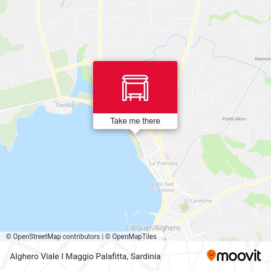 Alghero Viale I Maggio Palafitta map