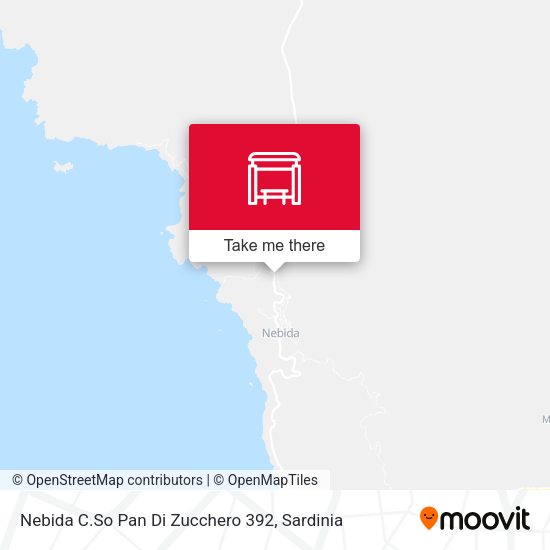 Nebida C.So Pan Di Zucchero 392 map