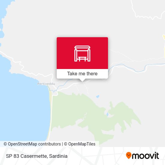 SP 83 Casermette map