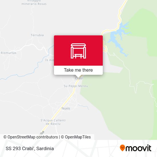 SS 293 Crabi' map