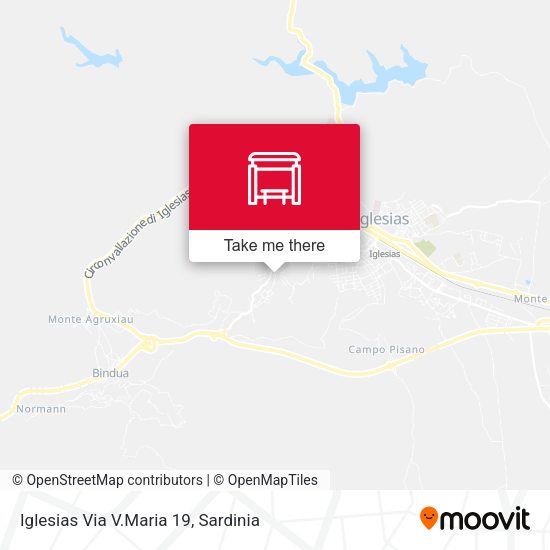 Iglesias Via V.Maria 19 map