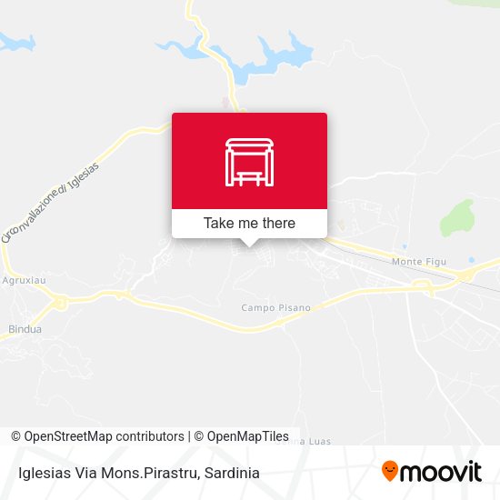 Iglesias Via Mons.Pirastru map