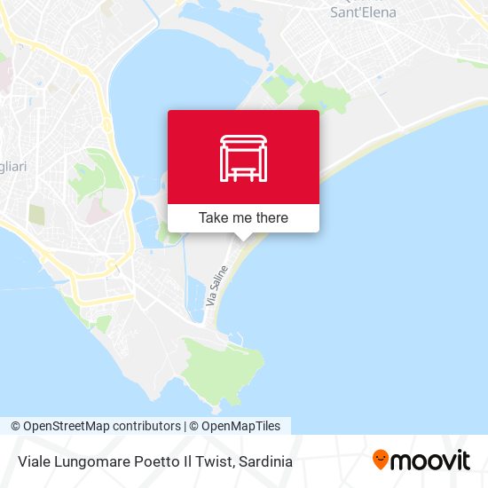 Viale Lungomare Poetto Il Twist map