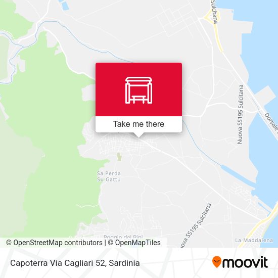 Capoterra Via Cagliari 52 map