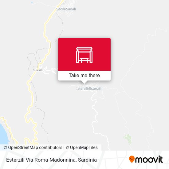 Esterzili Via Roma-Madonnina map