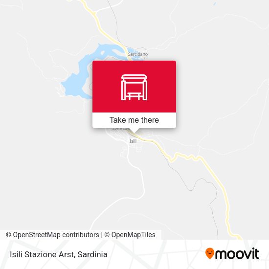 Isili Stazione Arst map